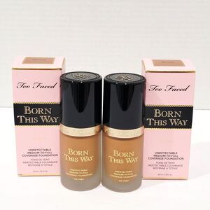 Too Faced Born This Way MOCHA Undetectable Med to Full Foundation 1.0 Fl Oz Lot